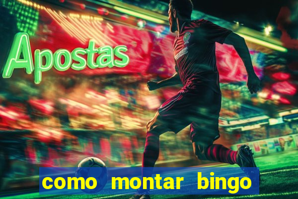 como montar bingo brinquedos toia